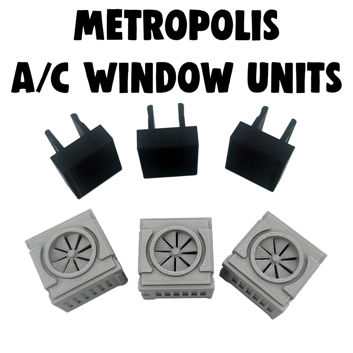 Metropolis Cityscape: A/C Window Units 2
