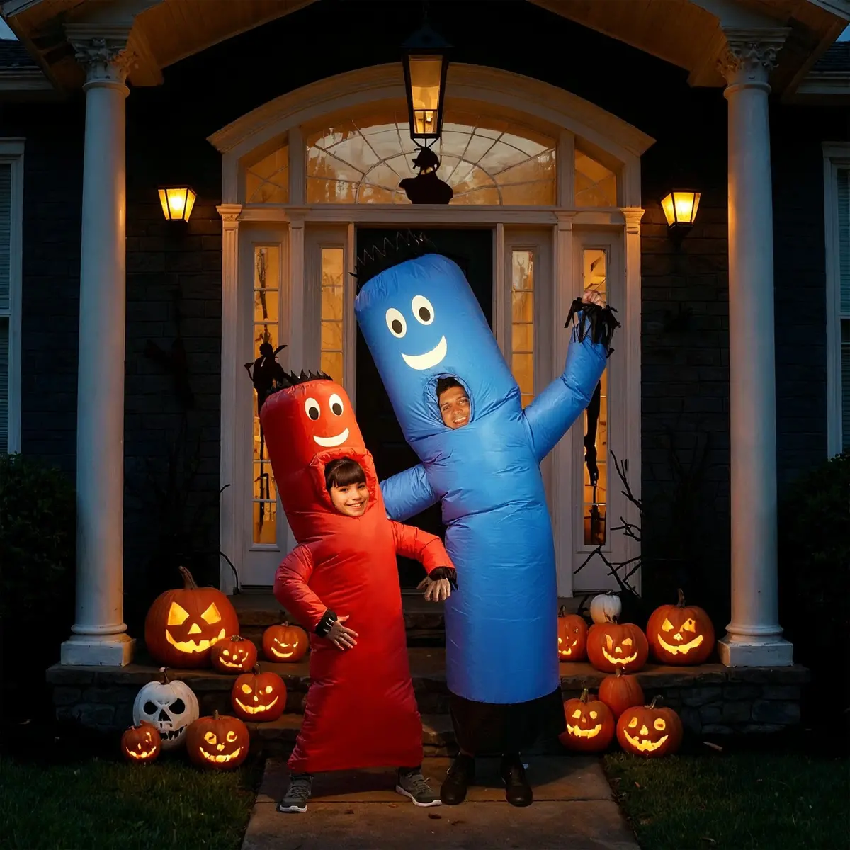 Air Dancers® Solid Color Inflatable Tube Man Costume 3