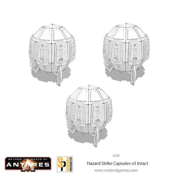 X3 Hazard Strike Capsules Set 1