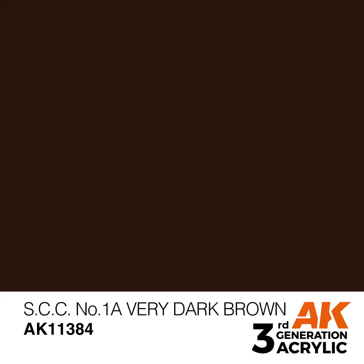 S.C.C. No.1A Very Dark Brown 2