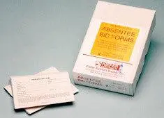 2-Part Absentee Bid Forms (500/Pack) 1