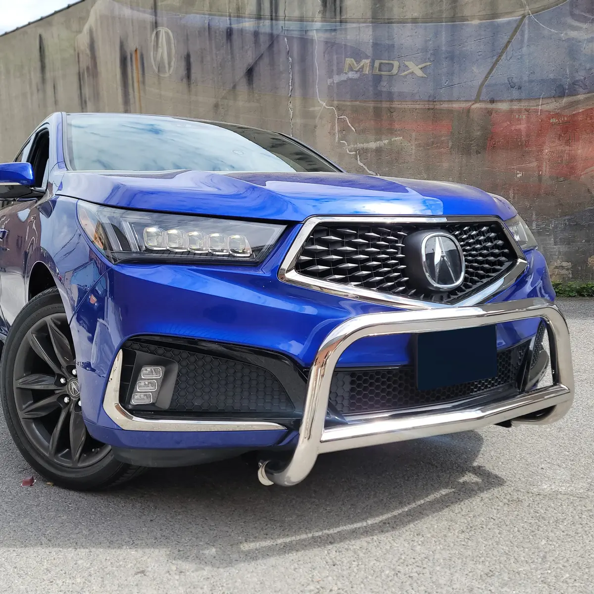 Front A-Bar / Nudge Bar (Dc6) Bumper Guard Fits Acura Mdx 2014-2021 1