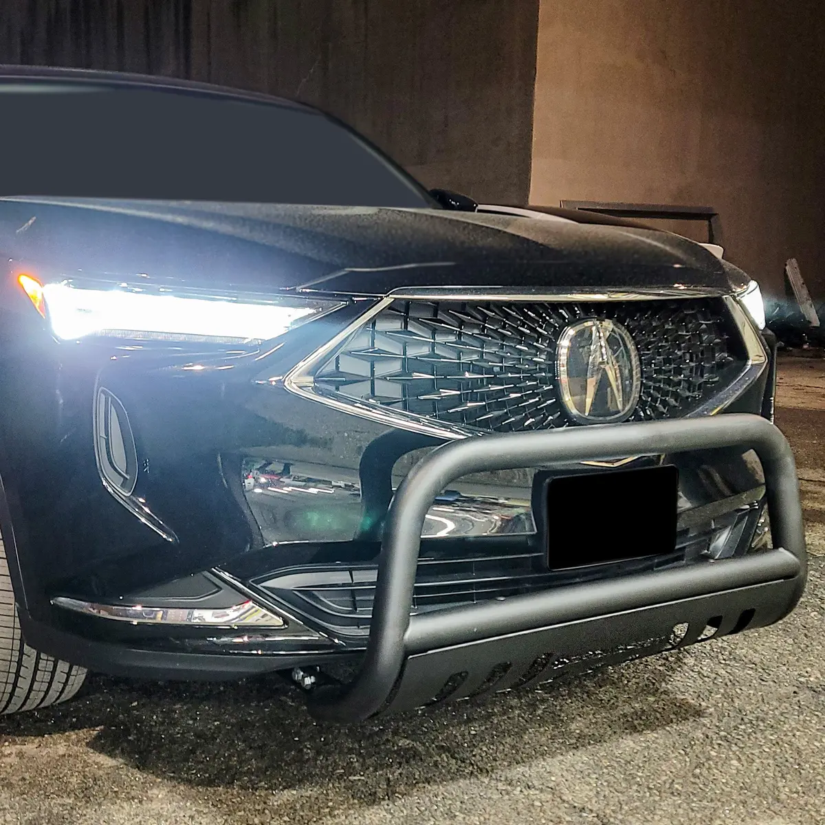 Front Bull Bar With Skid Plate (Dw6) Bumper Guard Fits Acura Mdx 2022-2025 1
