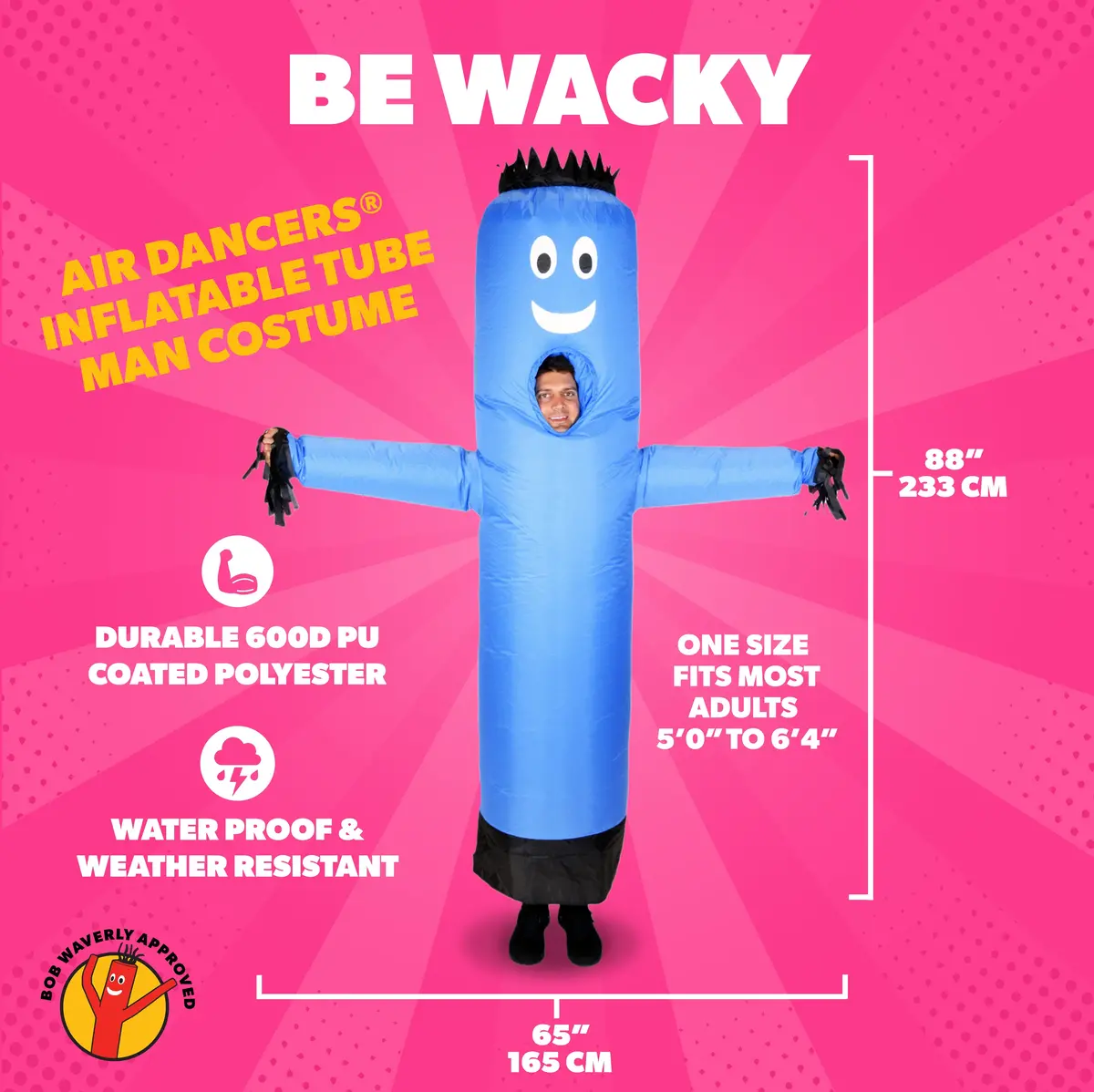 Air Dancers® Solid Color Inflatable Tube Man Costume 6