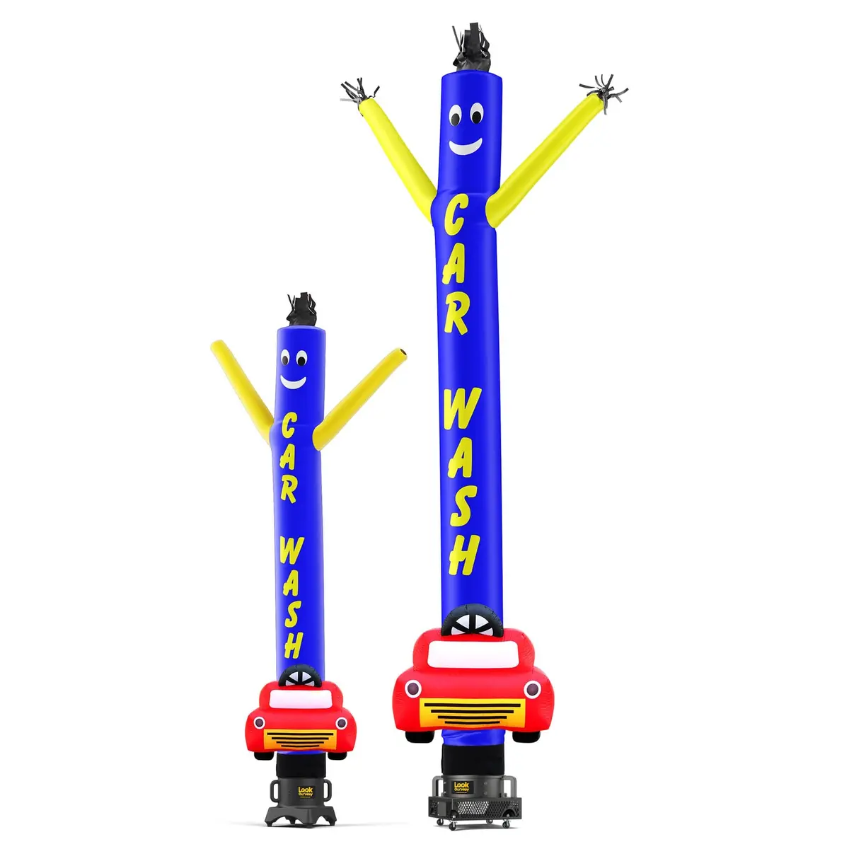 Car Wash Air Dancers® Inflatable Tube Man With Car Shape 1