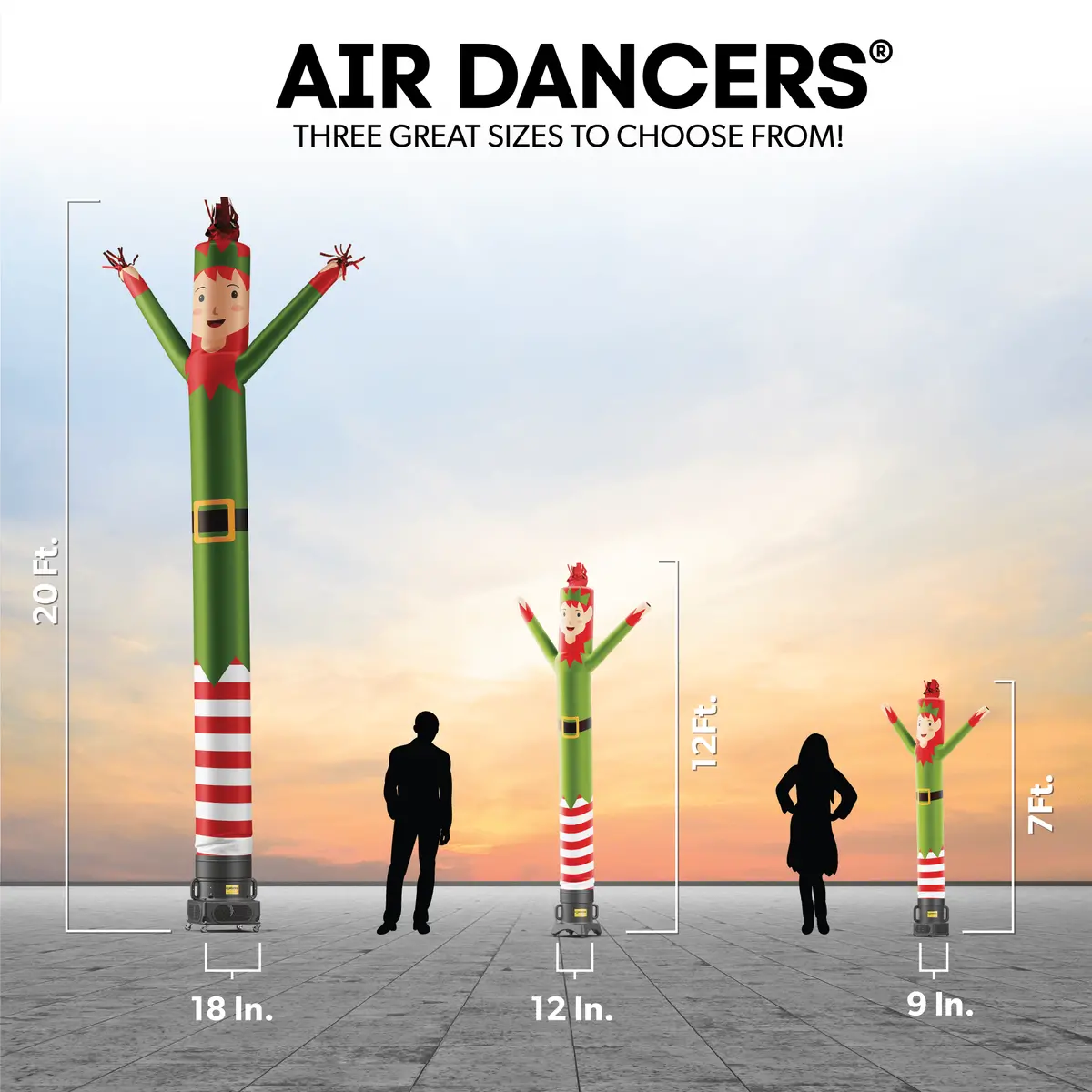Elf Air Dancers® Inflatable Tube Man 2