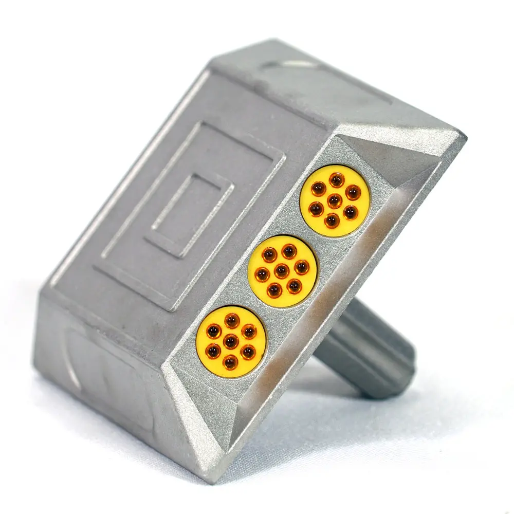Reflective Cast Aluminum Road Stud With 42 Glass Beads Jw-Rs-009 1