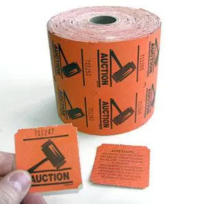 Auction Marquee Ticket (1000/Roll) 1