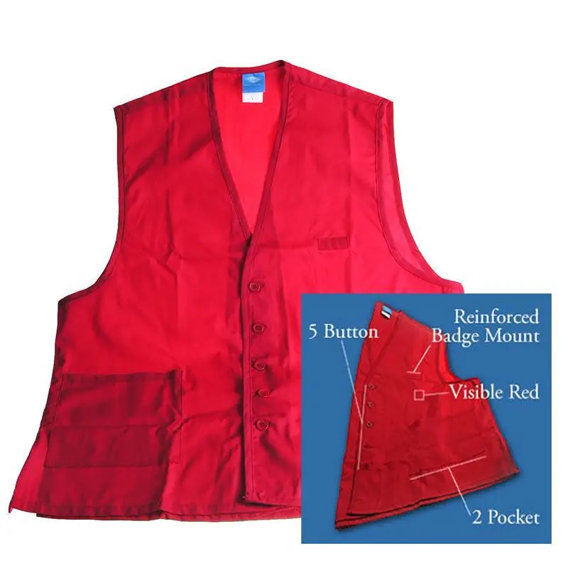 Auction Vests - No Print (12/Box) 1