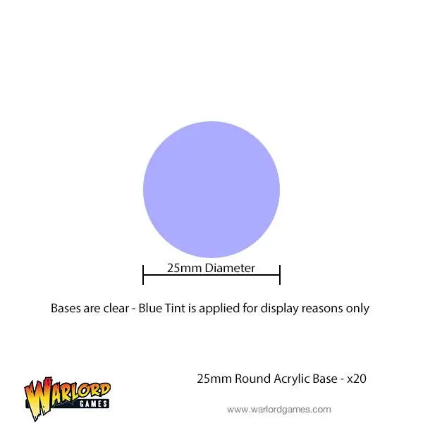 25Mm Round Acrylic Bases 1