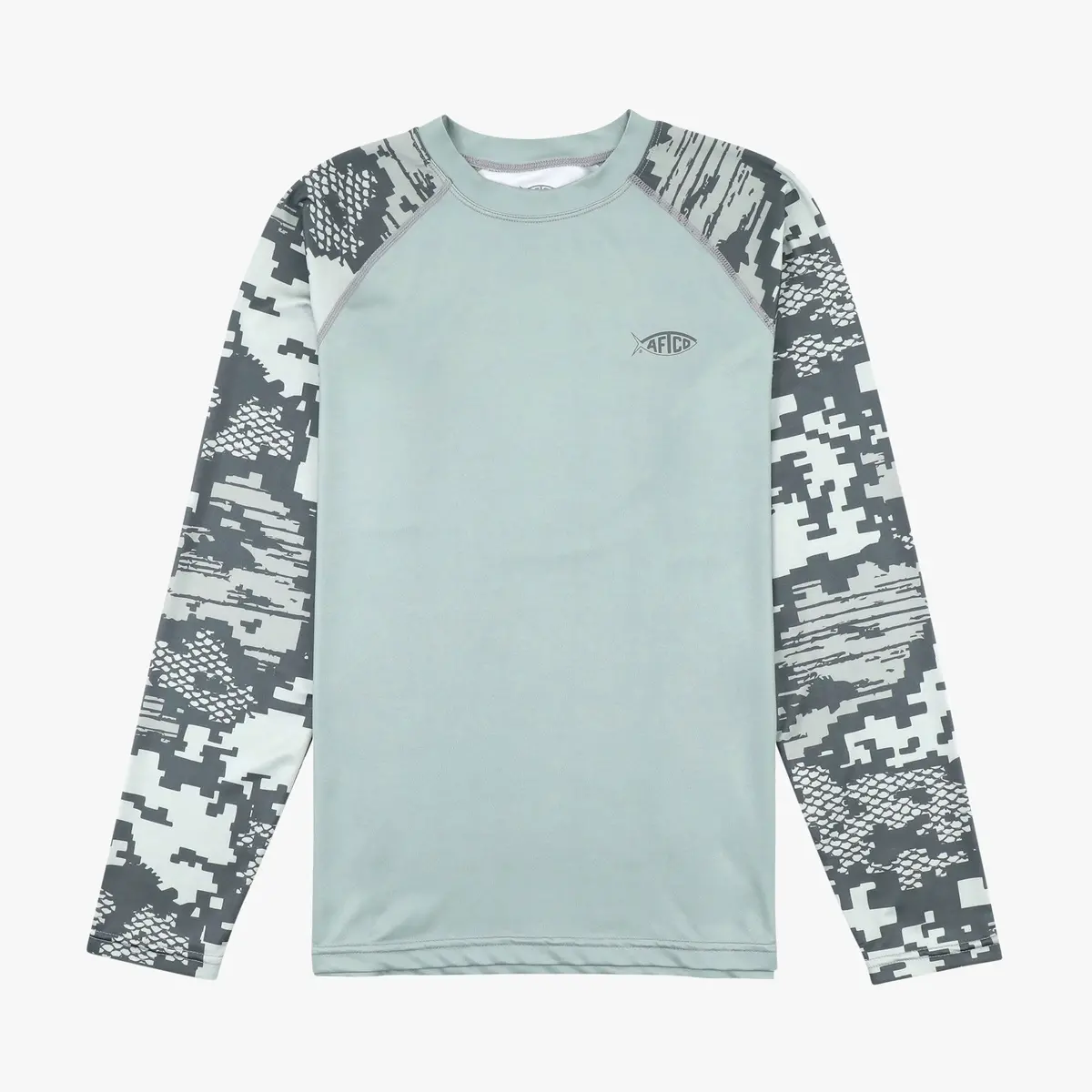 Youth Tactical Camo Ls Performance Shirt 1