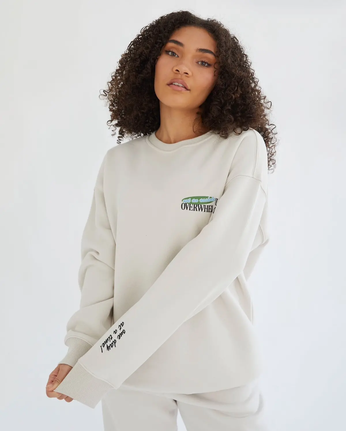 Just Overwhelmed Crewneck 3