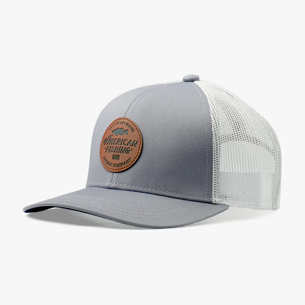 Youth Lemonade Leather Trucker Hat 1