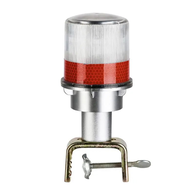 Solar Powered Barricade Warning Light Beacon 1