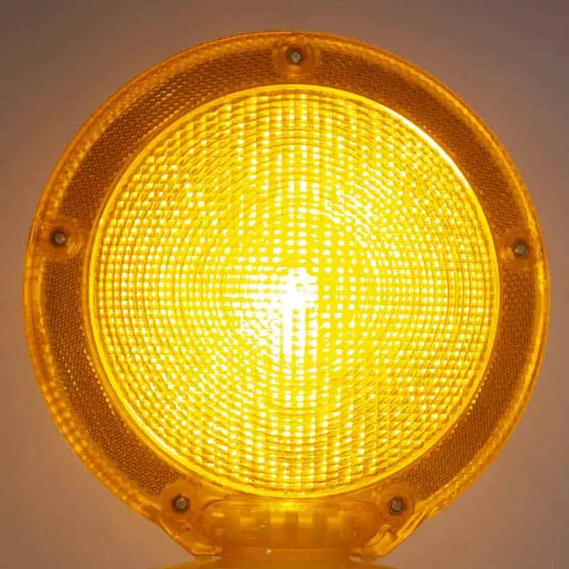 Battery Operated Traffic Barricade Warning Light Hd-4Db 2