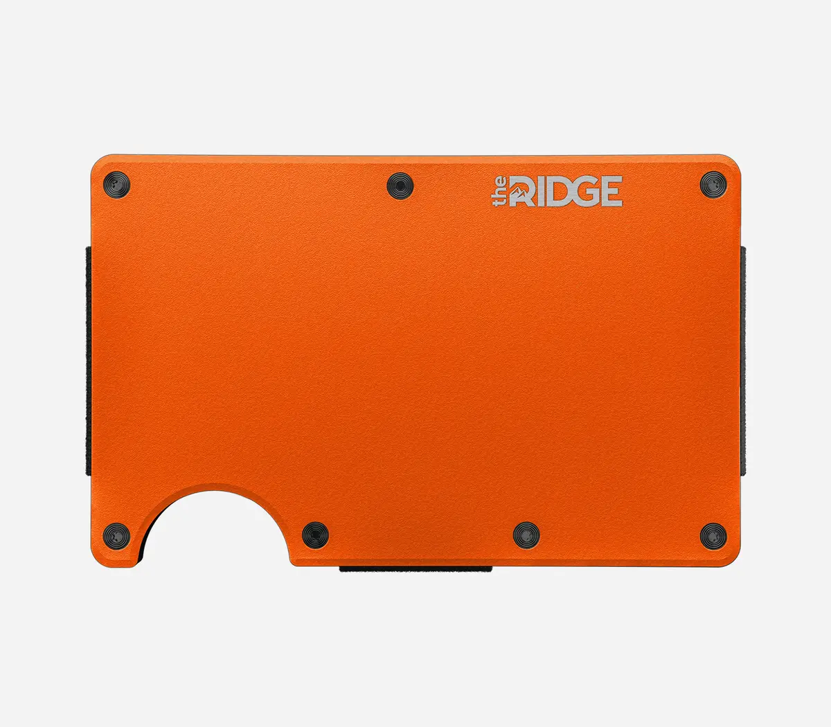 Basecamp Orange Aluminum Wallet - Cash Strap 1