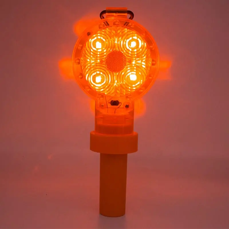 Battery Type Barricade Warning Lights For Traffic Cone Ab-305 2