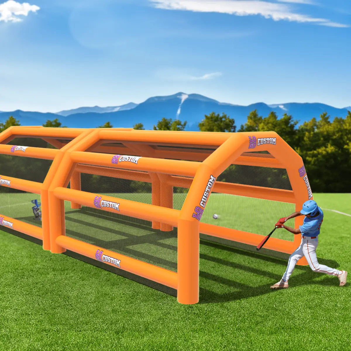 Custom Inflatable Batting Cage 2