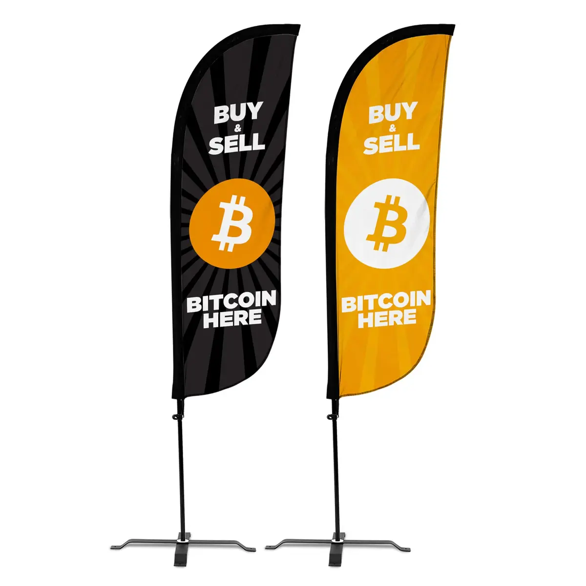 Btm Machine 5Ft Feather Flag 1
