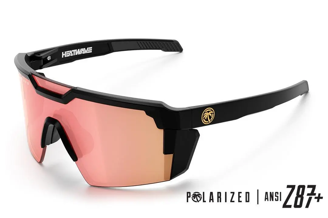 Future Tech Sunglasses: Rose Gold Z87+ Polarized 1