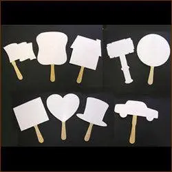 Stock Blank Shape Bid Paddles (25/Pack) 1