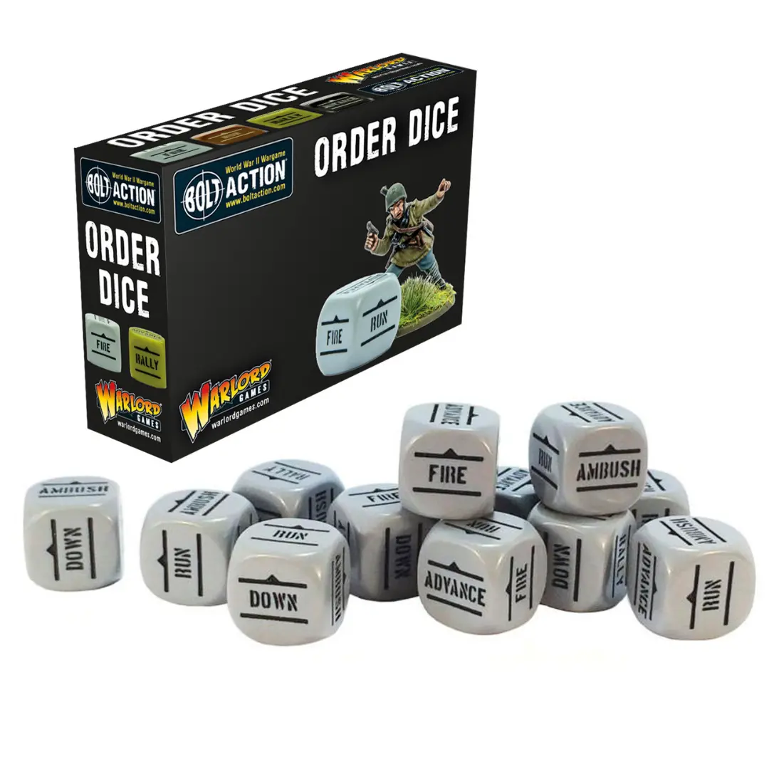 Bolt Action: Orders Dice Pack - Grey - Medals Reward 1