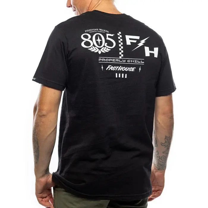 805 Bond Midweight Ss Tee- Black 1