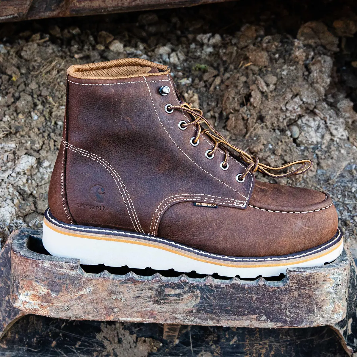 Men's Waterproof 6" Steel Toe Wedge Boot 2