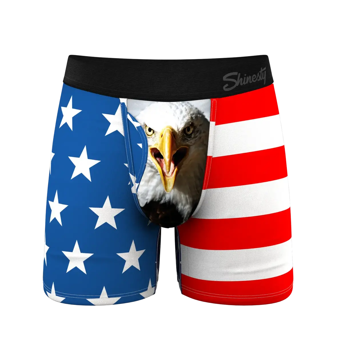 The Mascot - American Flag Ball Hammock® Pouch Underwear With Fly 1