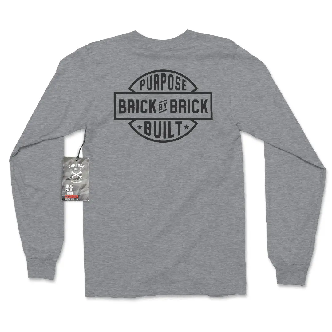 Brick By Brick Long Sleeve, Ash 1