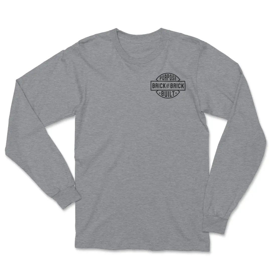 Brick By Brick Long Sleeve, Ash 4