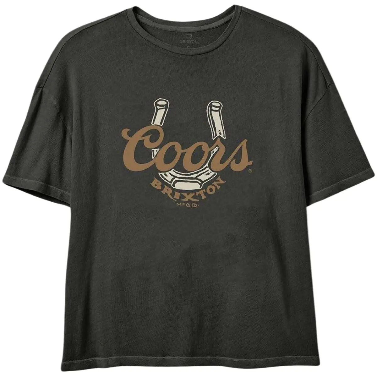 Coors Women’S Luck S/S Oversized Bf Tee - Washed Black 1