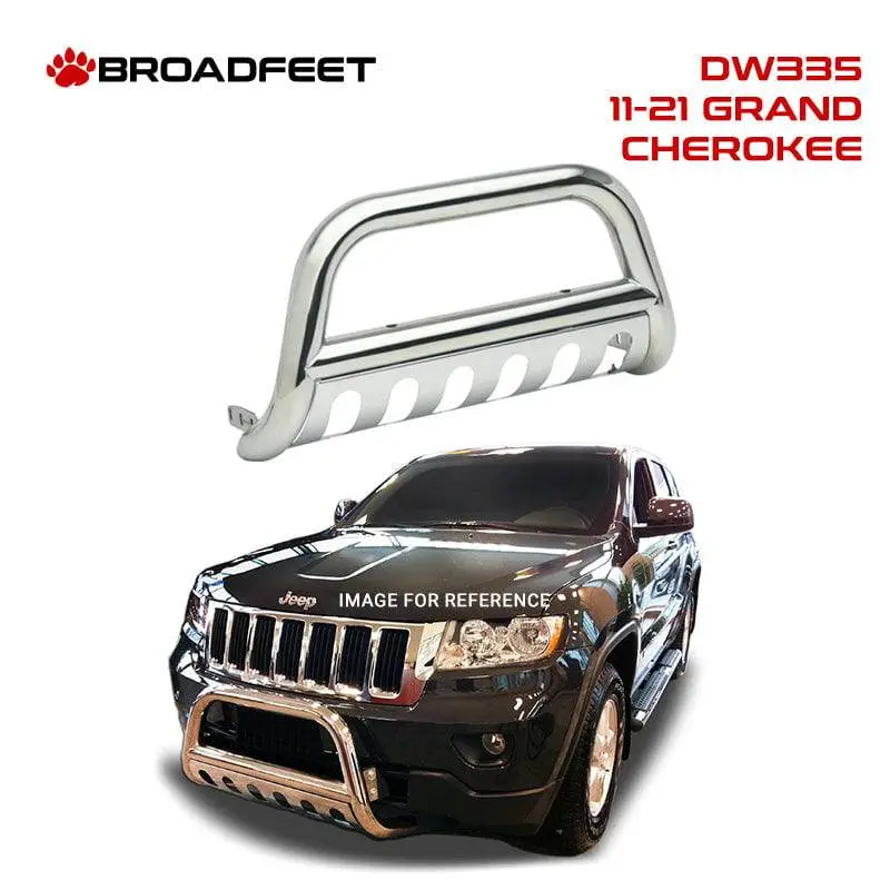 Front Bull Bar With Skid Plate (Standard) Bumper Guard Fits Jeep Grand Cherokee 2011-2021 1