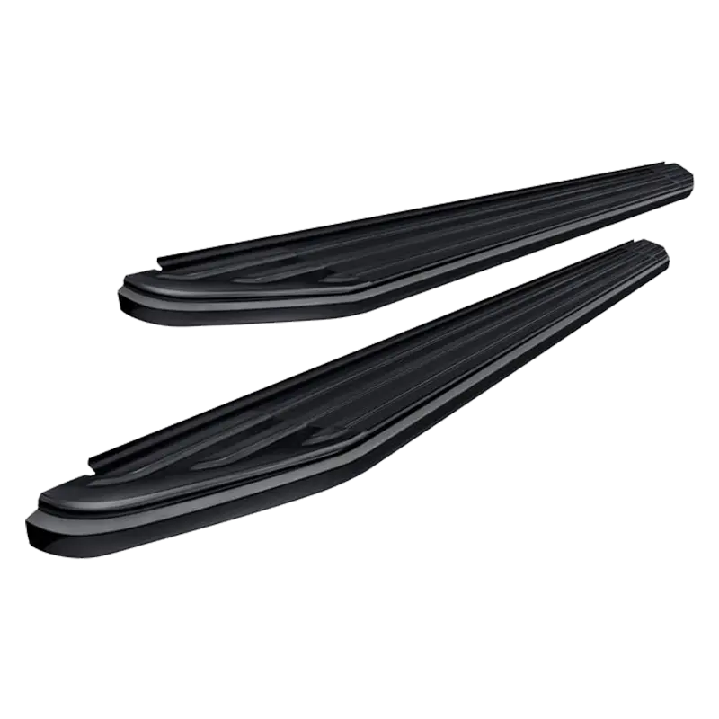 Universal R11 5" Running Board Black Top With Chrome Edge 1