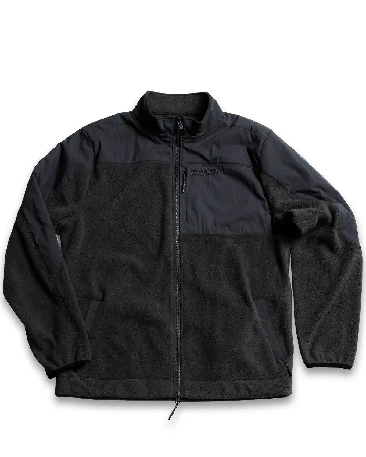 Bruin Fleece Zip Up - Black 1