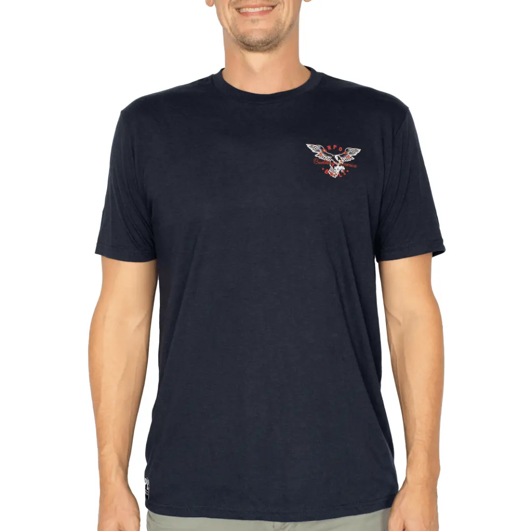 Building America Tee, True Navy 4