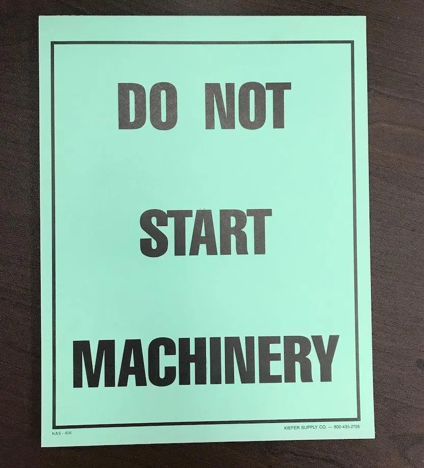 Bulk Instructional Signs (25/Pad) 10