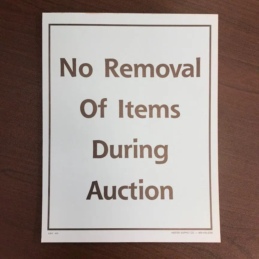 Bulk Instructional Signs (25/Pad) 11