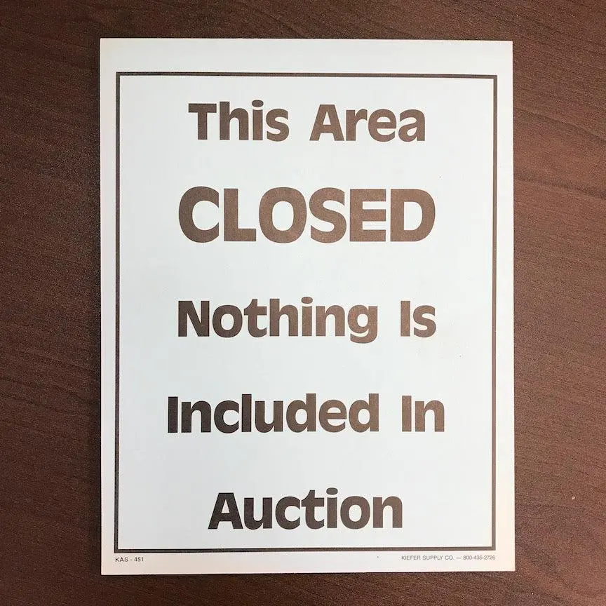 Bulk Instructional Signs (25/Pad) 1