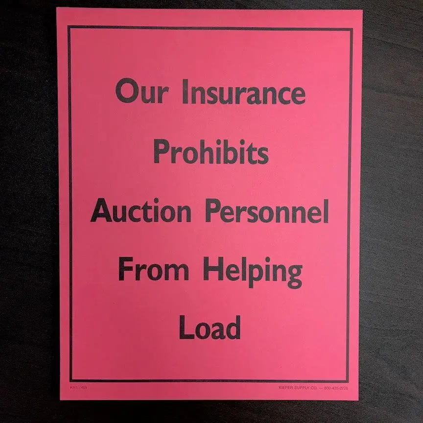 Bulk Instructional Signs (25/Pad) 11