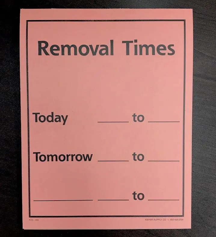 Bulk Instructional Signs (25/Pad) 10