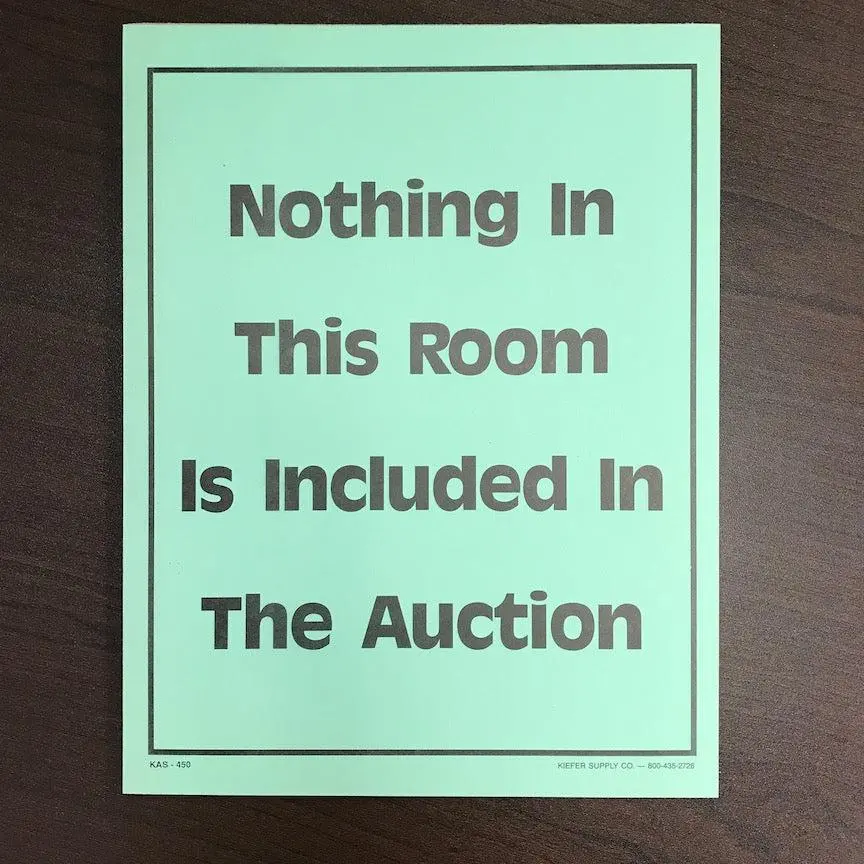 Bulk Instructional Signs (25/Pad) 7