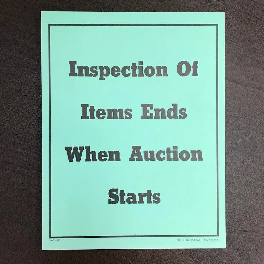 Bulk Instructional Signs (25/Pad) 7