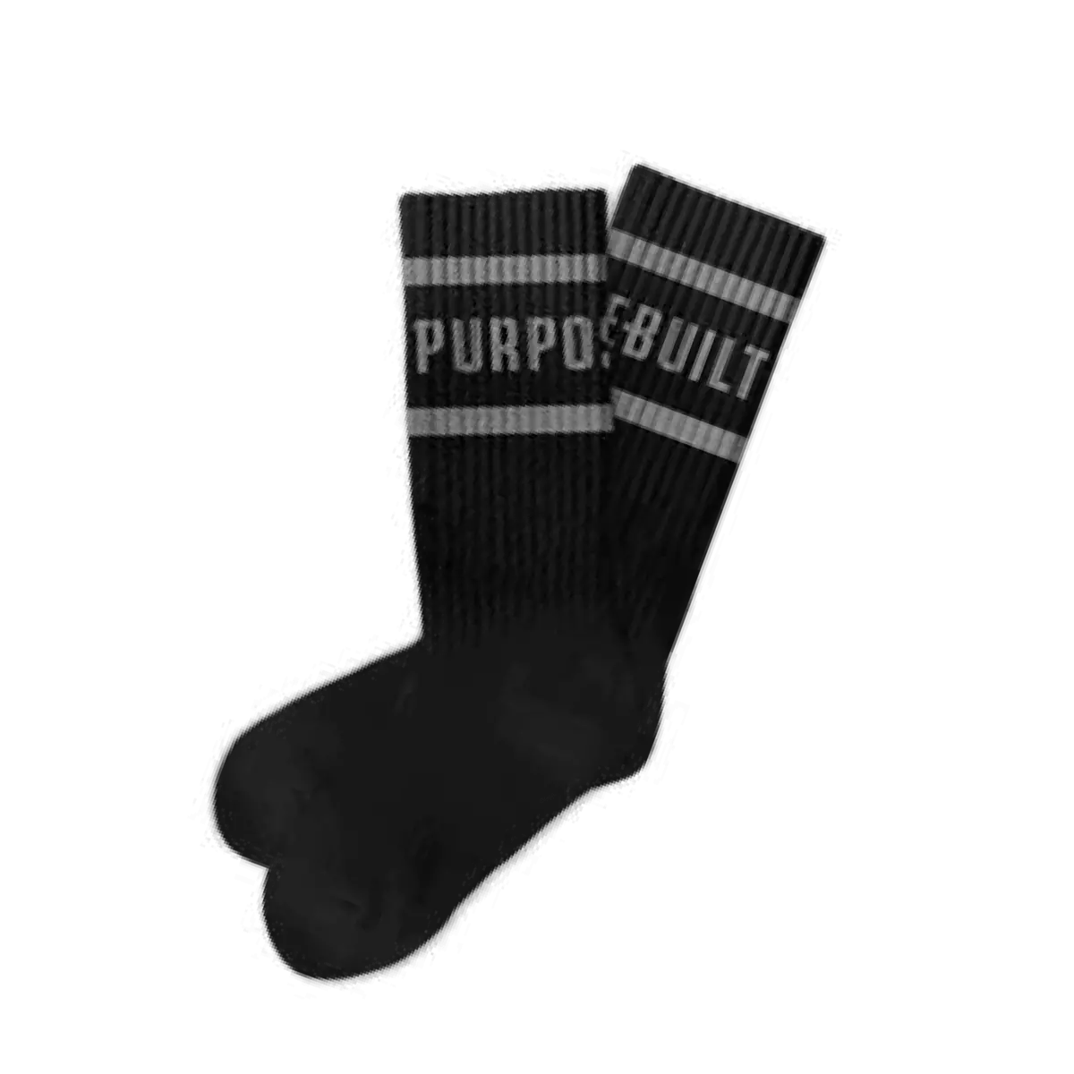 Purpose-Built Athletic Socks, Black 1