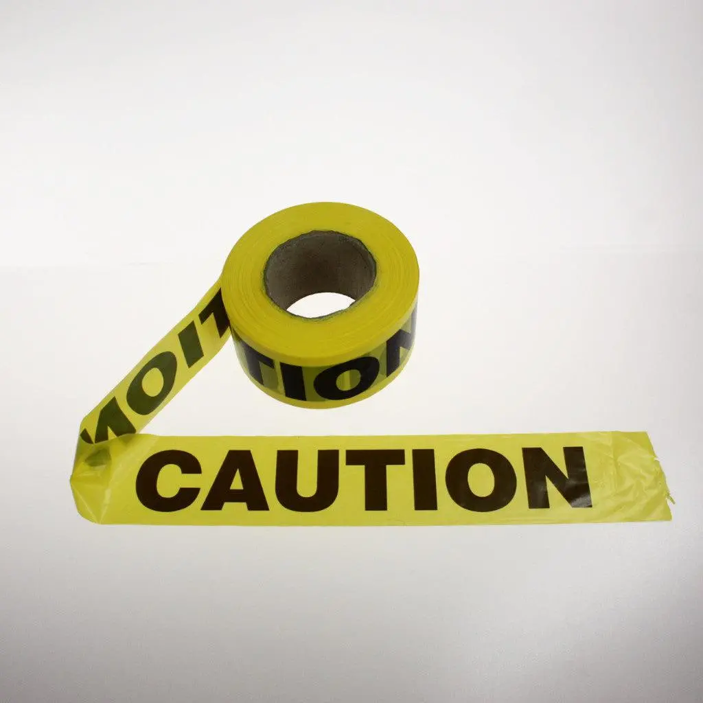 "Caution Caution Caution" - Lightweight 1000' Barricade Tape 1