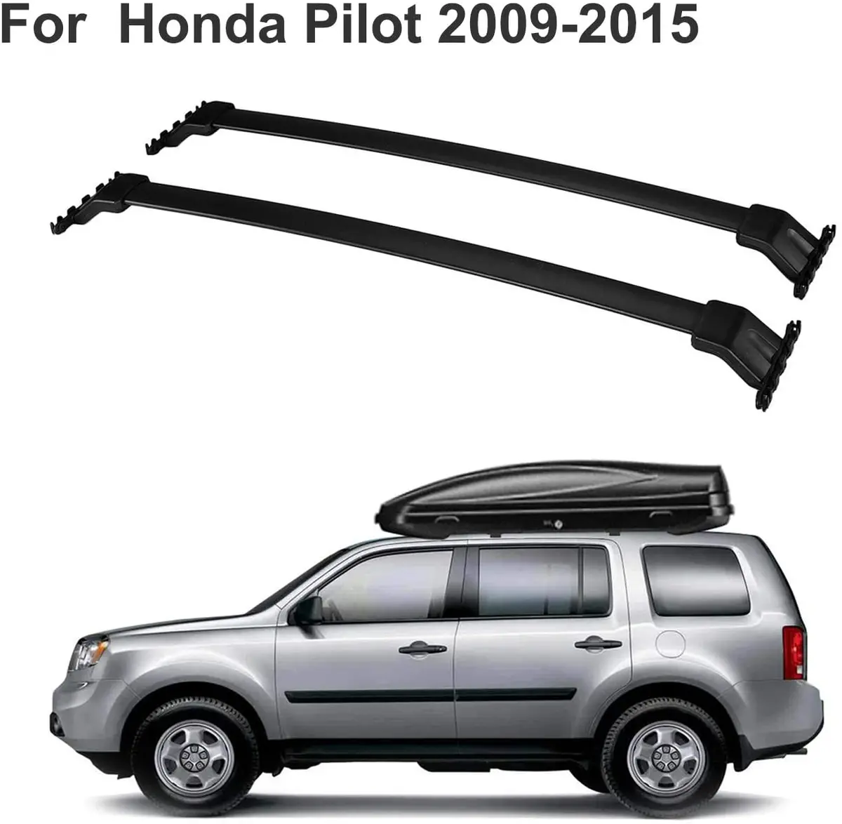 Top Roof Rack Cross Bars (Cb290b) Fits Honda Pilot 2009-2015 1