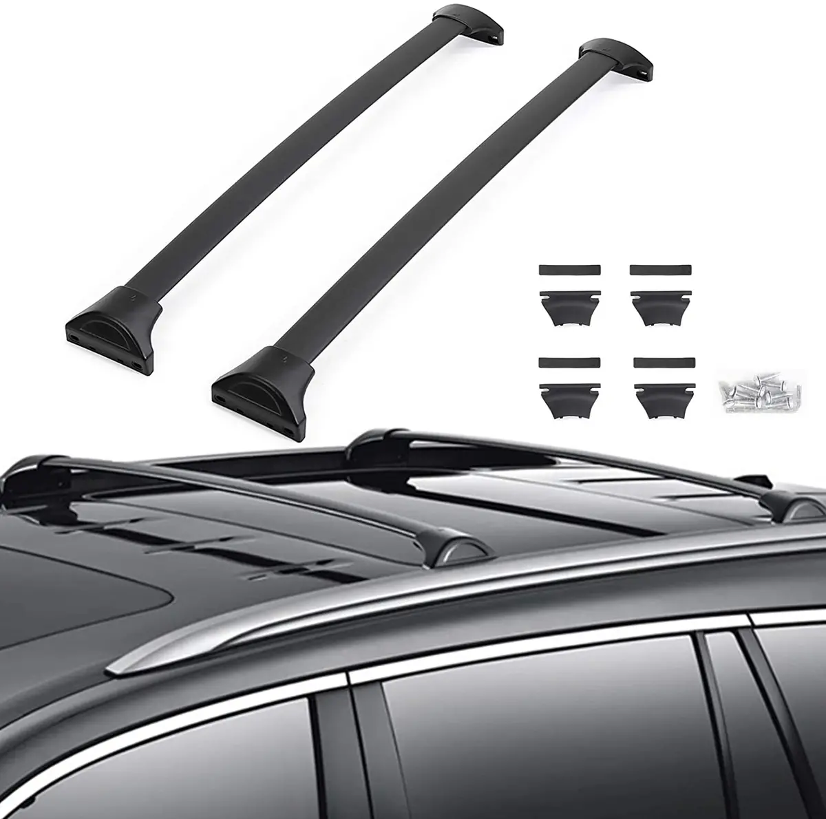 Top Roof Rack Cross Bars (Cb291b) Fits Honda Pilot 2016-2025 1