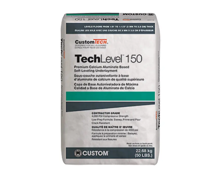 Customtech - Tech Level 150 Premium Self-Leveling Underlayment, 50 Lb Bag 1