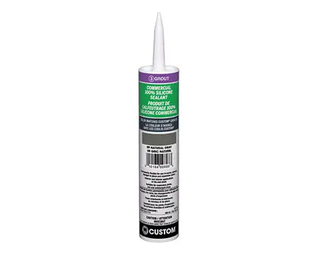 Custom - Commercial 100% Silicone Sealant, 10.1 Oz. Cartridge 1