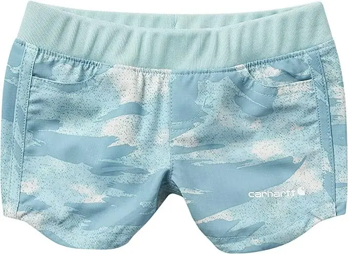 Ch9287 - Lightweight Ripstop Camo Shorts - Girls 1